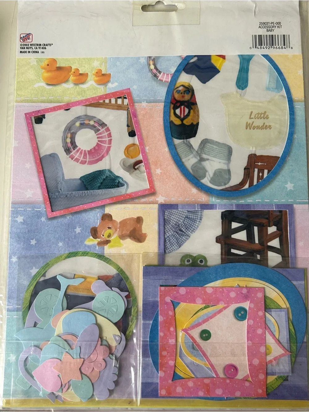 Baby Scrapbook - Scrapbook Kit - Stickers - Loading Pages Die Cuts & Soft Tints